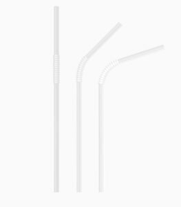 자바라 스트로우 7mm 21cm 500개입 - 투명