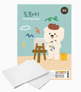 스케치북 도화지 130g, A4 250매