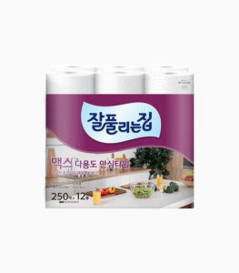 잘풀리는집 맥스 다용도 천연펄프  롤키친타올 250매 12개