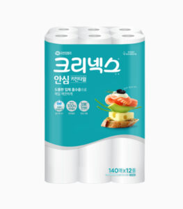 크리넥스 안심 키친타월 140매 12개
