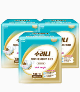 수려니 와이드 매직테이프 프리미엄 특대형 10매x8팩