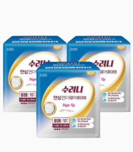 수려니 릴리프 언더웨어 중대형 (10매x8팩)